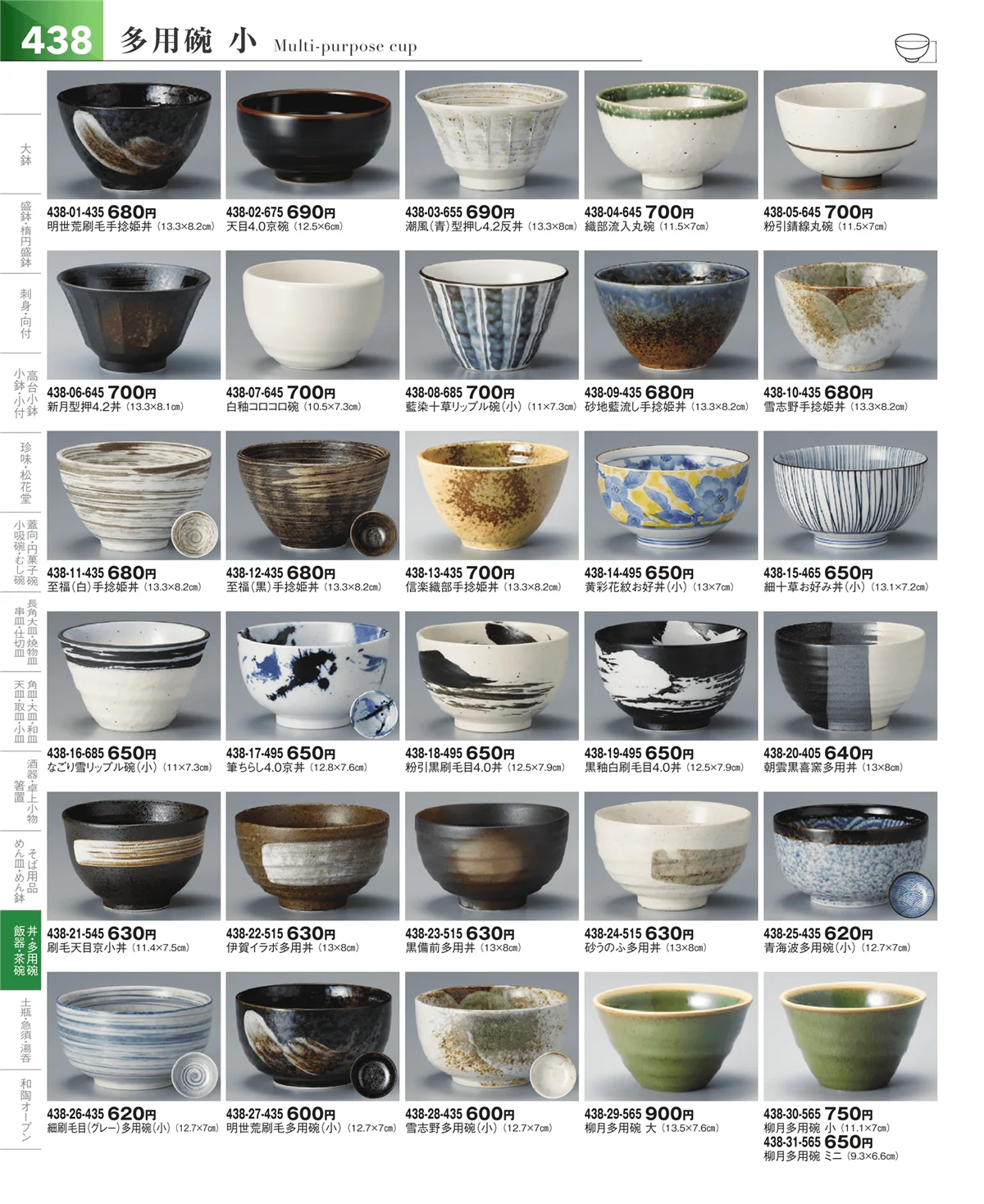 器望vol.5・ページ番号438・飯碗・多用碗