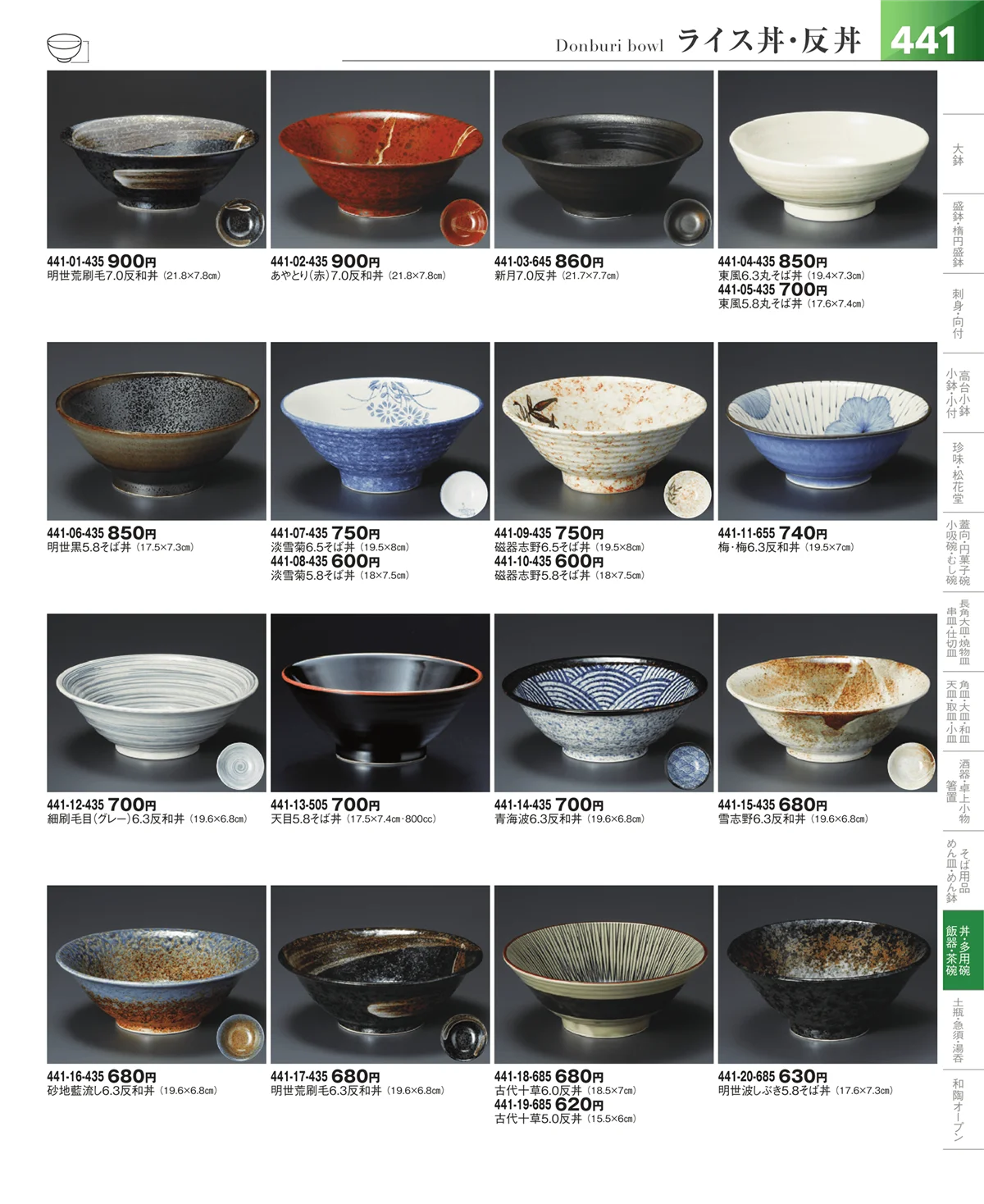 器望vol.5・ページ番号441・飯碗・多用碗