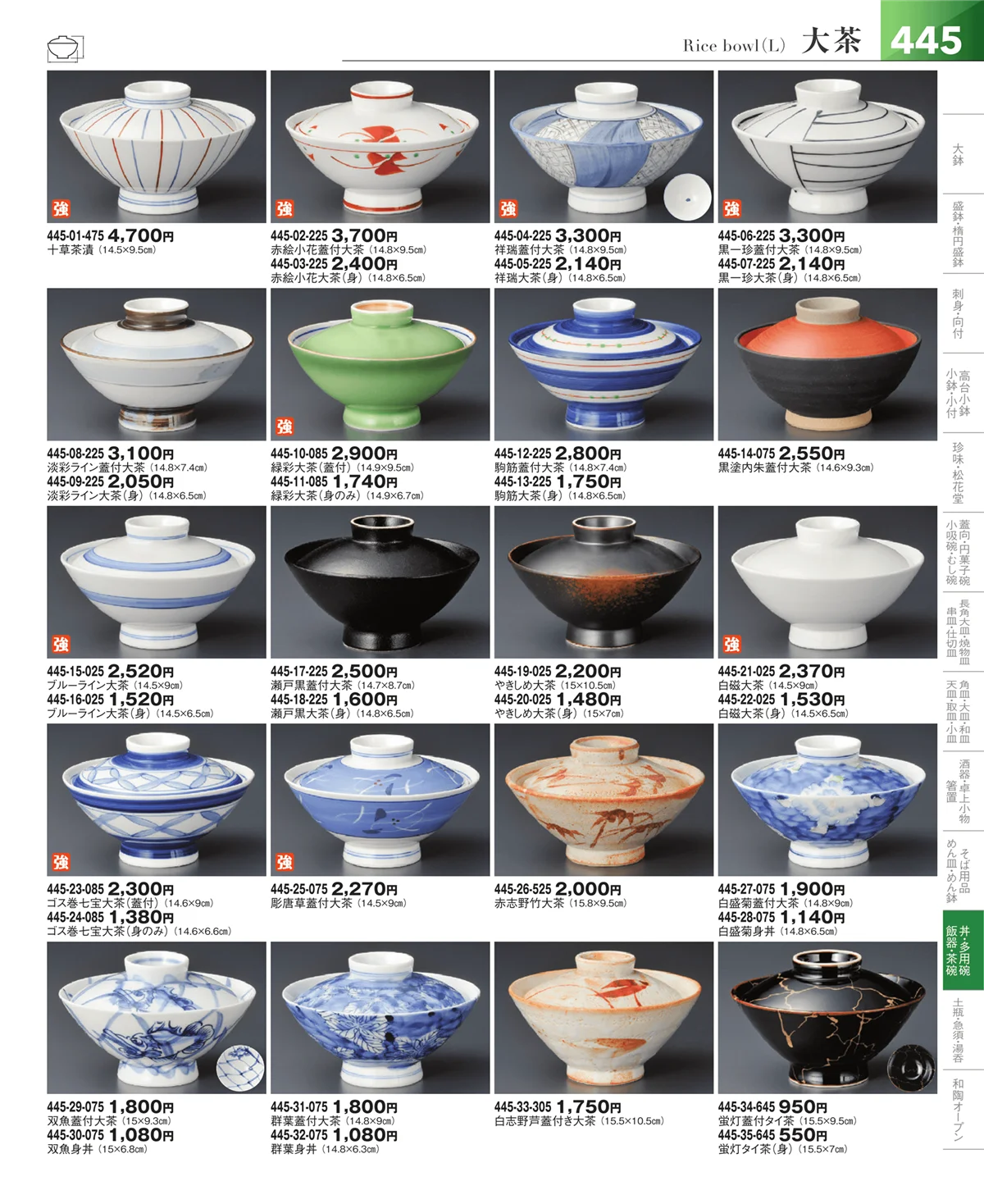 器望vol.5・ページ番号445・飯碗・多用碗