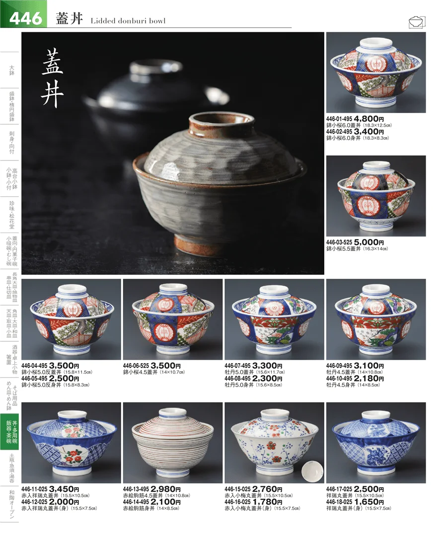 飯碗・多用碗 ページ446
