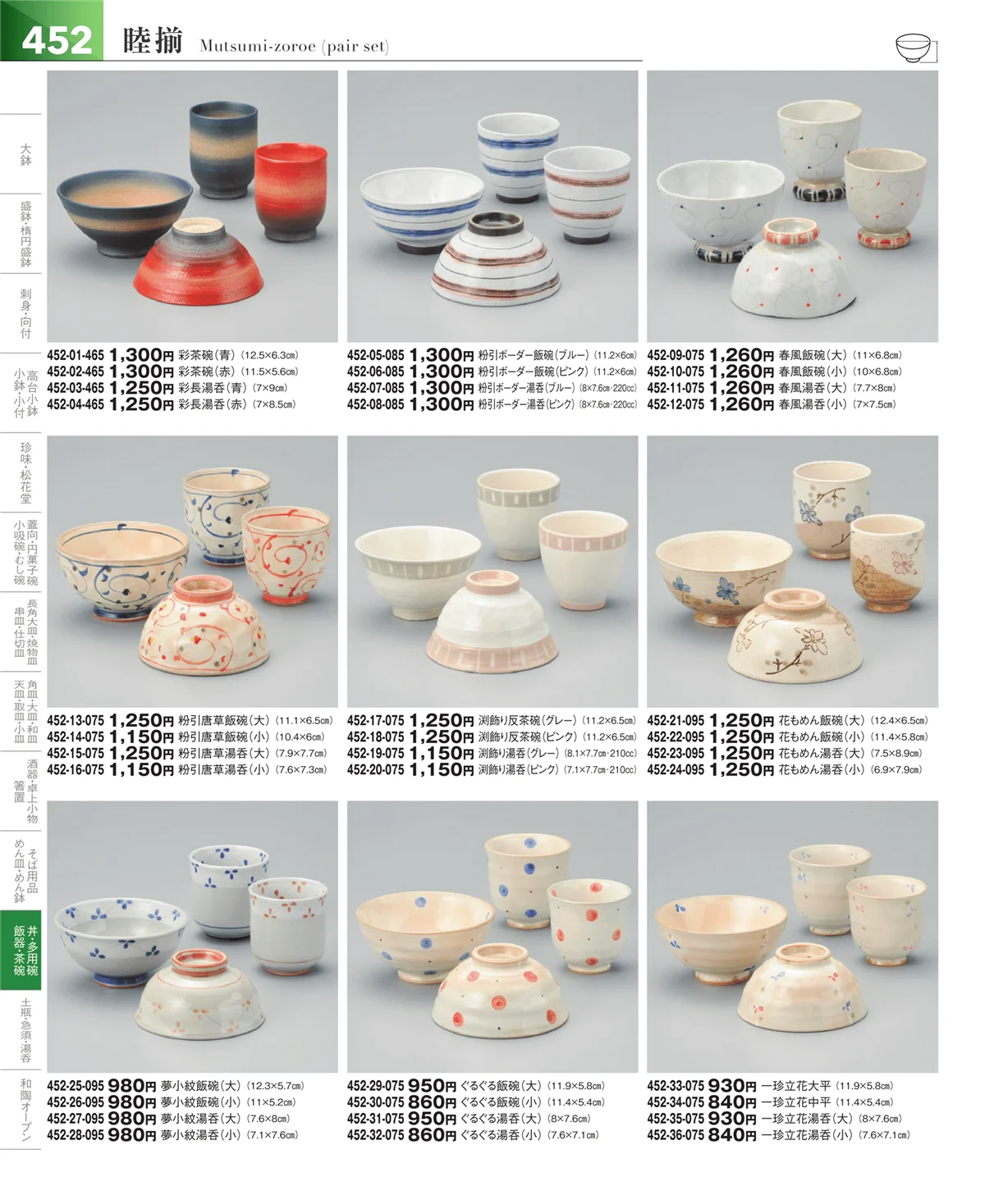 器望vol.5・ページ番号452・飯碗・多用碗