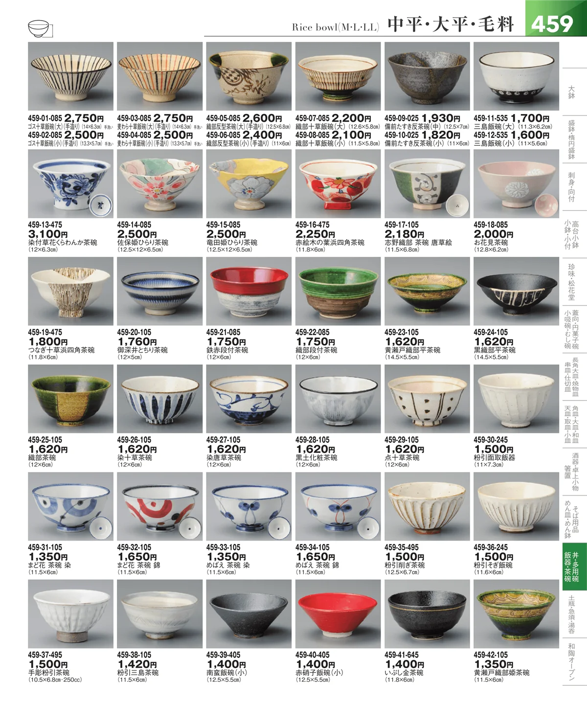 器望vol.5・ページ番号459・飯碗・多用碗