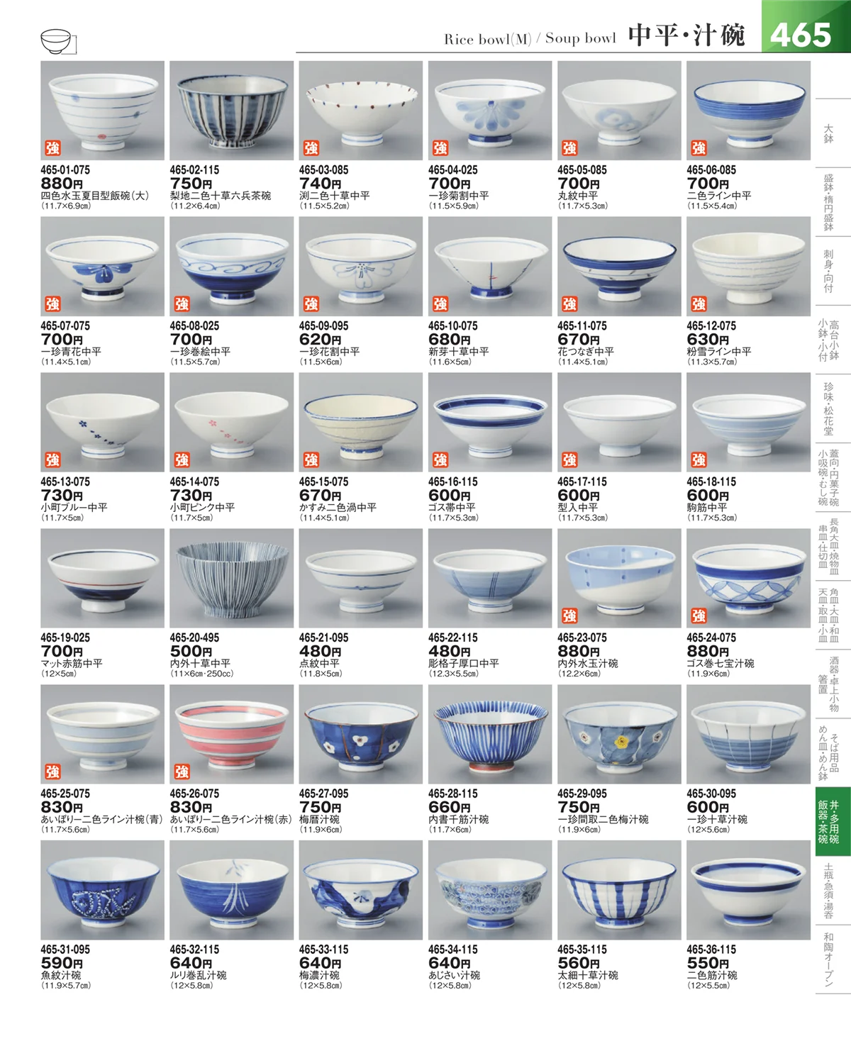 器望vol.5・ページ番号465・飯碗・多用碗