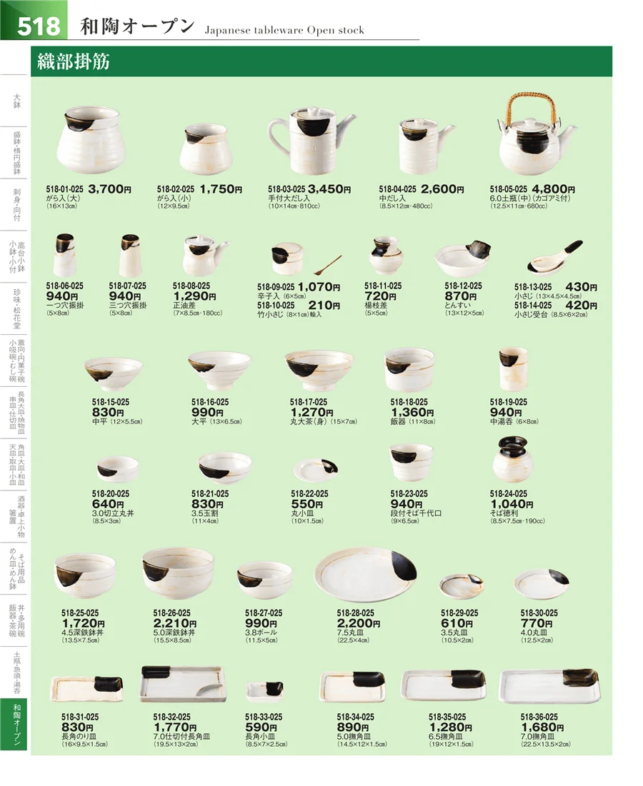和食器シリーズ ページ518