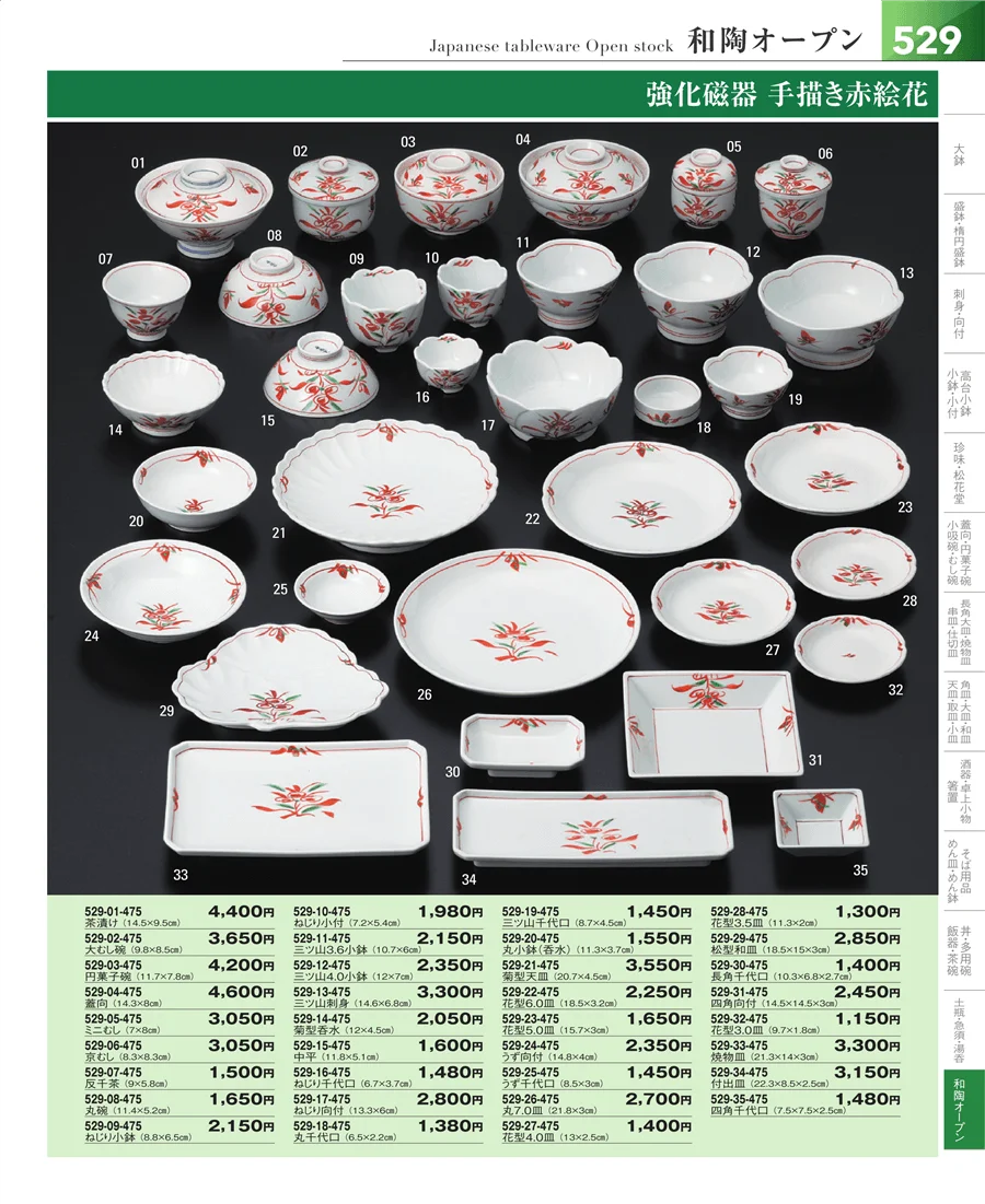 和食器シリーズ ページ529
