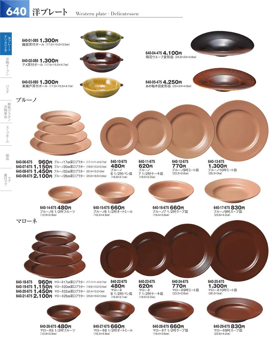 洋食器シリーズ ページ640