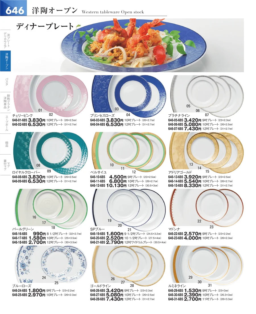 洋食器シリーズ ページ646