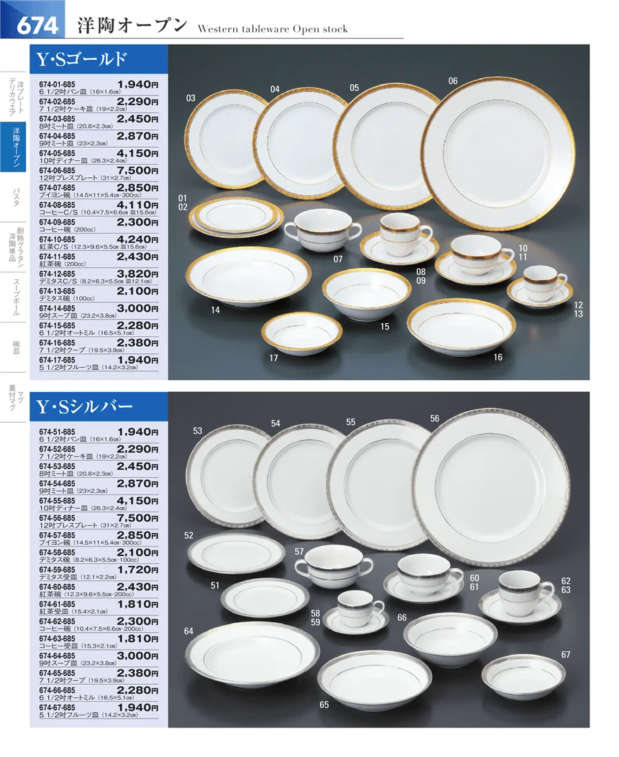 洋食器シリーズ ページ674