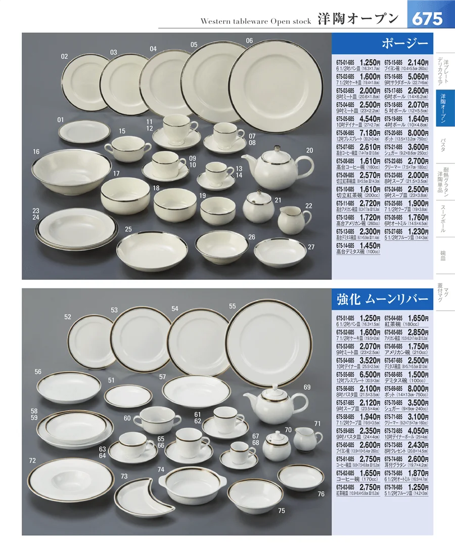 洋食器シリーズ ページ675