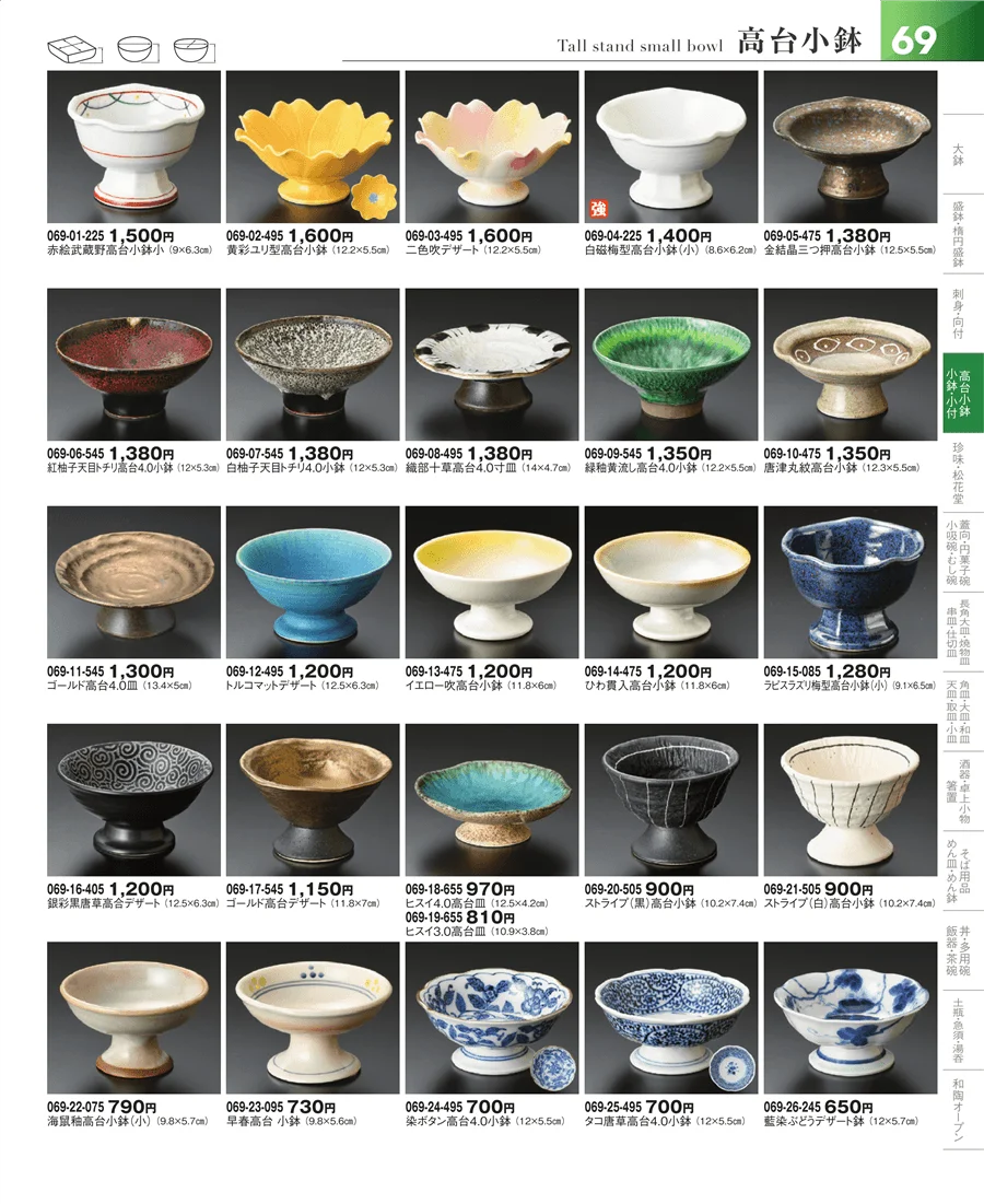 小鉢・小付・珍味 ページ69