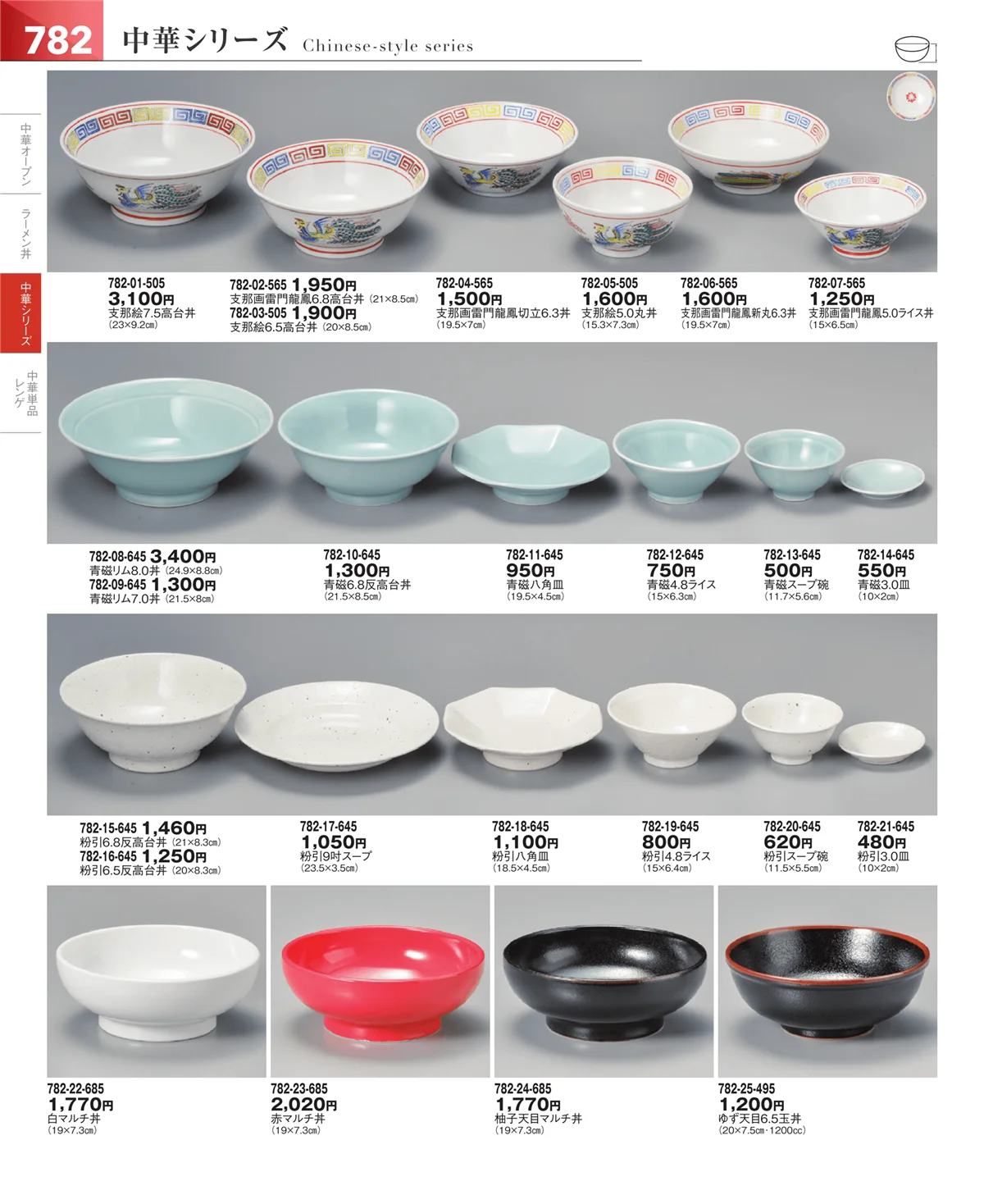 器望vol.5・ページ番号782・中華食器・ラーメン