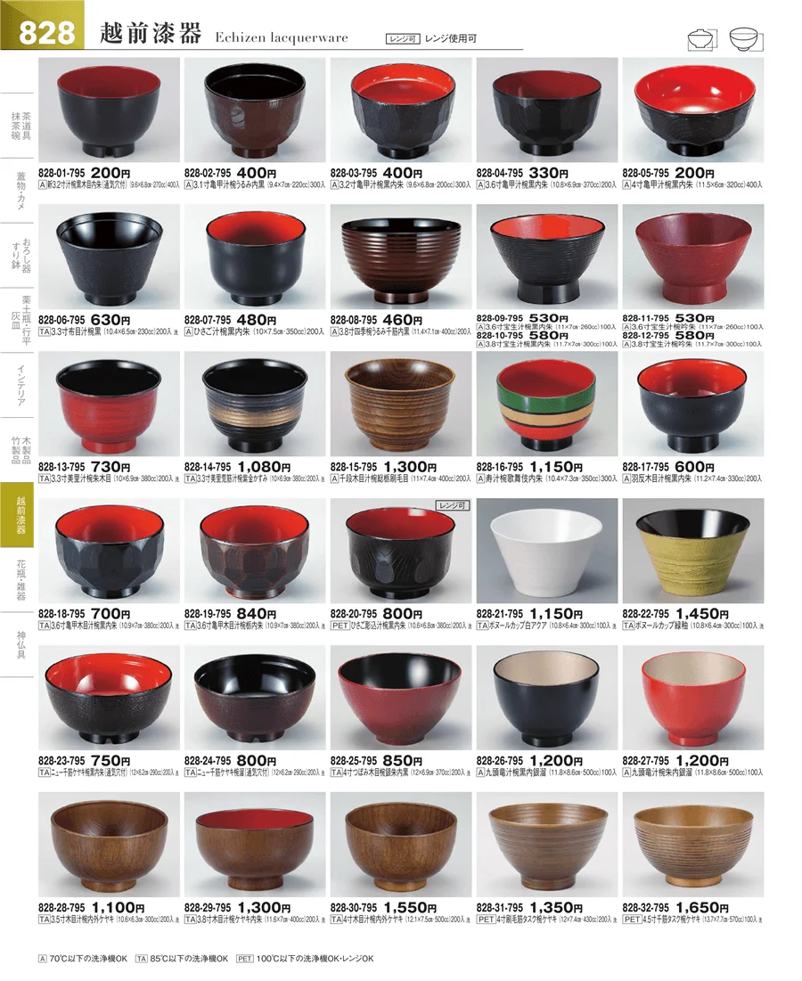 その他漆器・木製品 ページ828