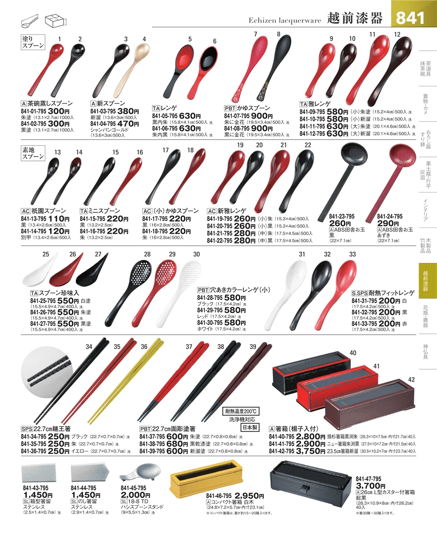 その他漆器・木製品 ページ841