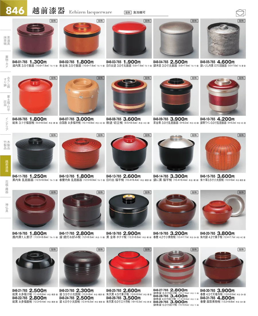 その他漆器・木製品 ページ846
