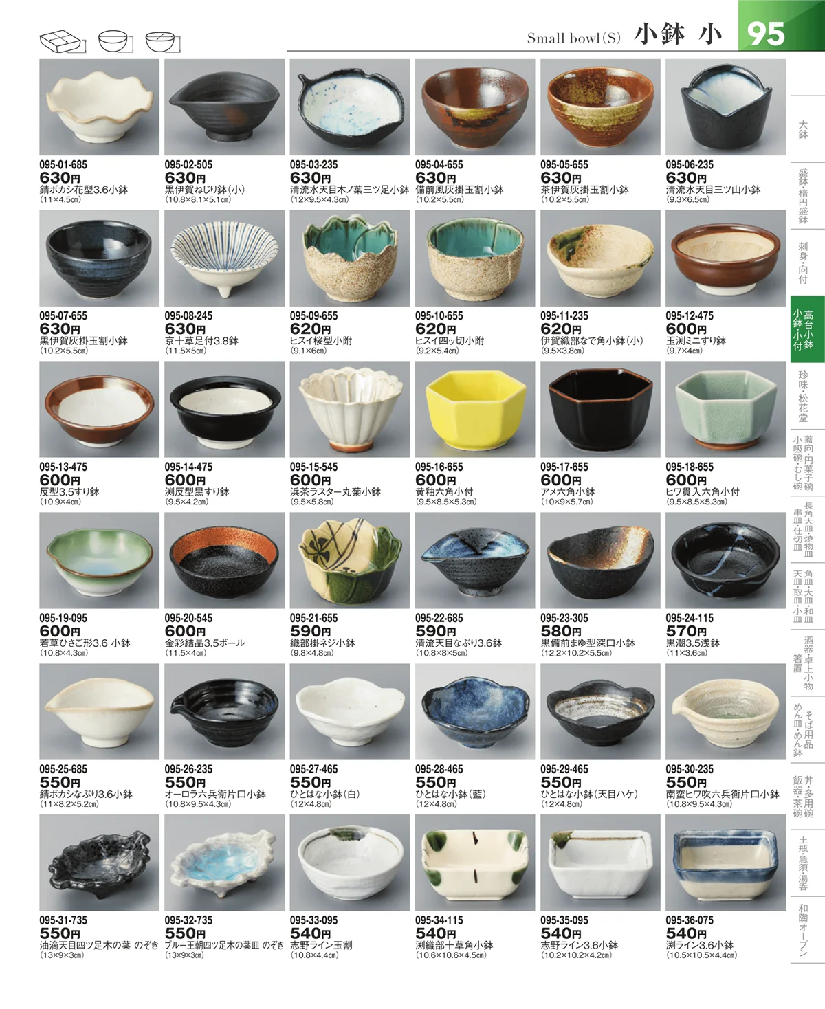 器望vol.5・ページ番号95・小鉢・小付・珍味