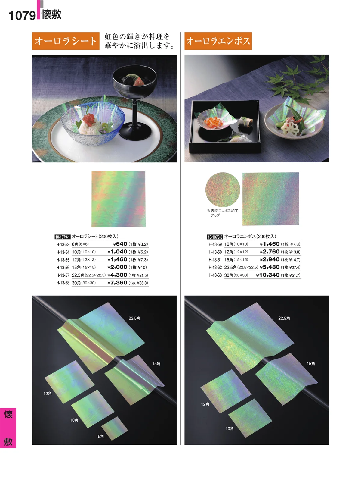 割烹漆器・ページ番号1079・懐敷