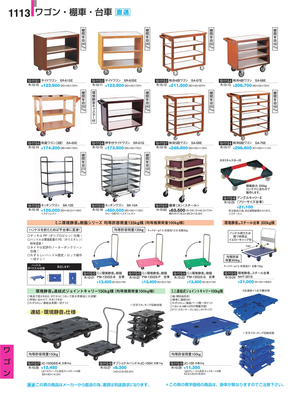 割烹漆器・ページ番号1113・ワゴン