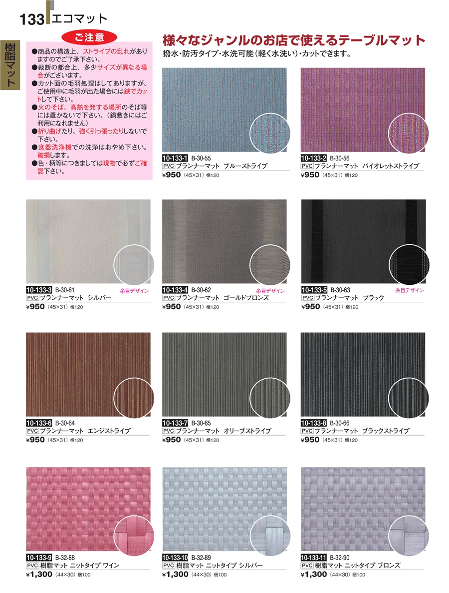 樹脂マット ページ133