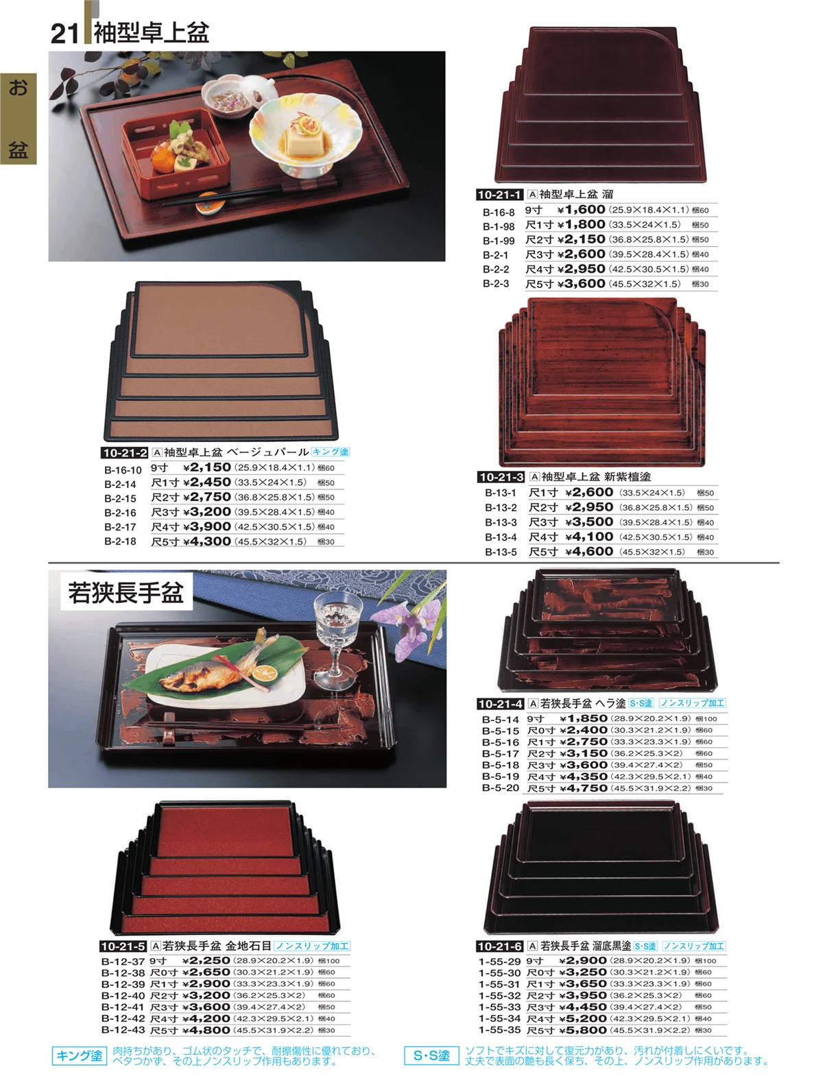 割烹漆器・ページ番号21・お盆
