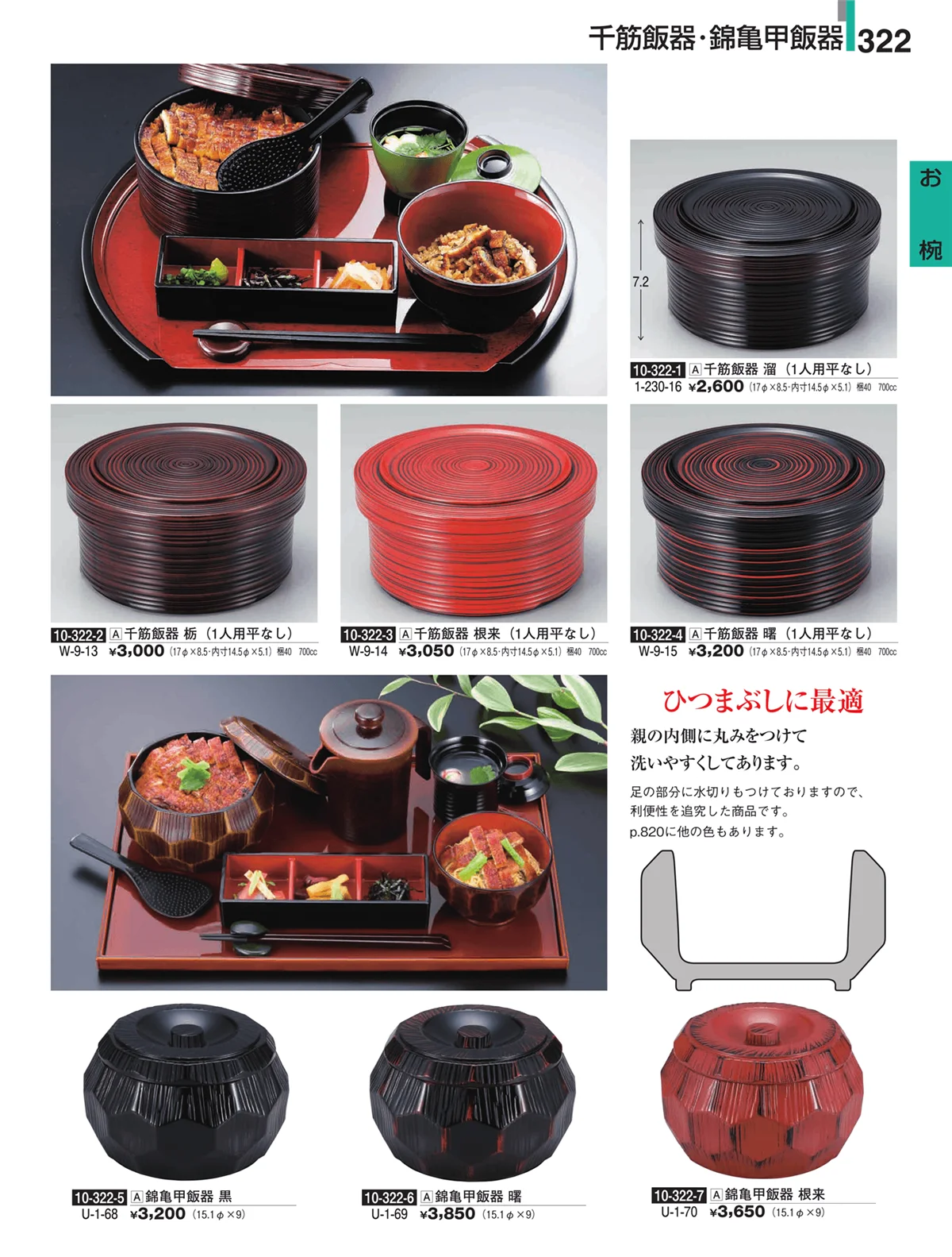 割烹漆器・ページ番号322・お椀