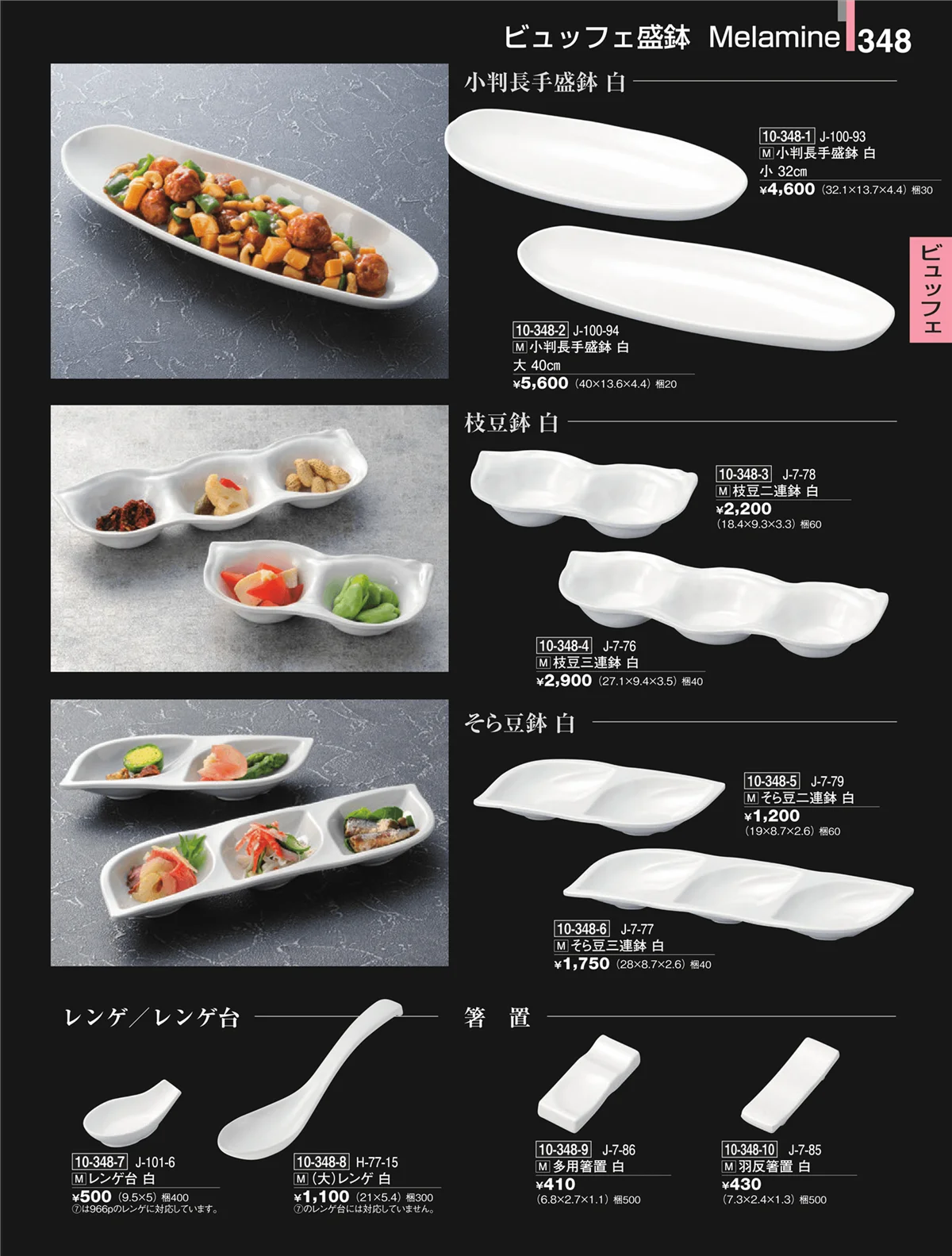 割烹漆器・ページ番号348・ビュッフェ