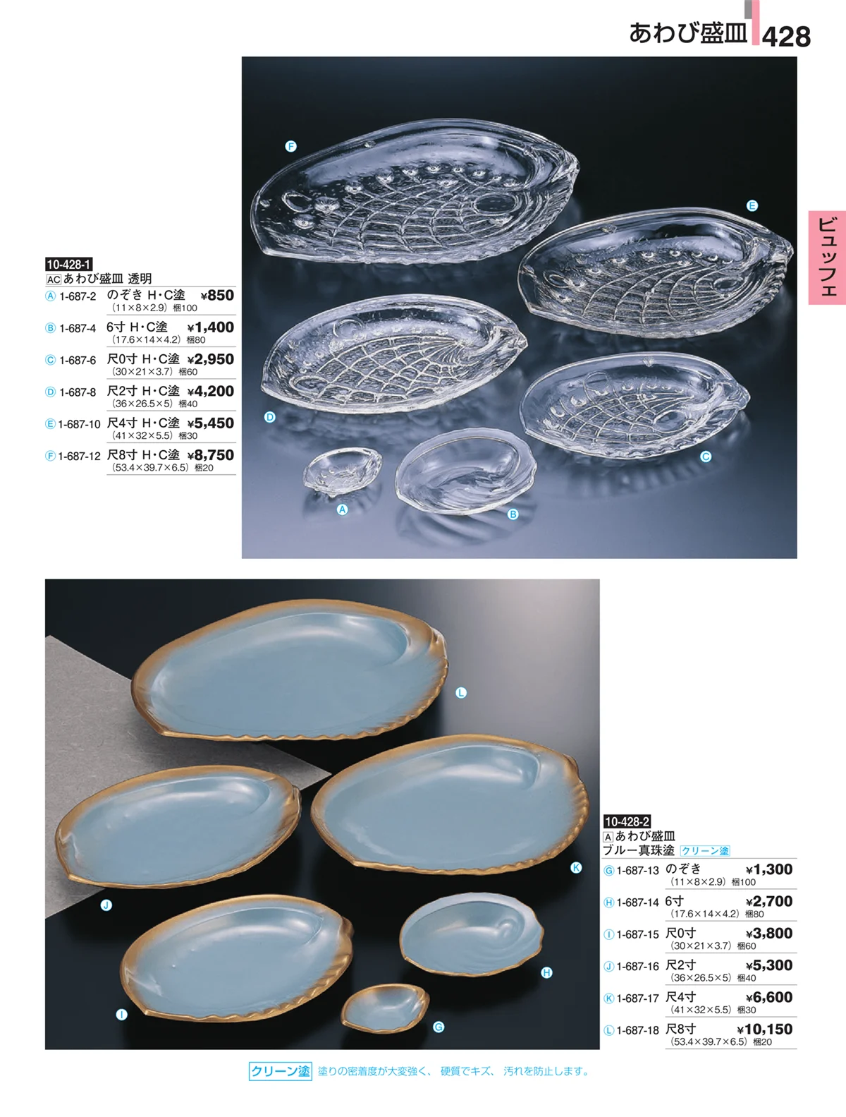 割烹漆器・ページ番号428・ビュッフェ