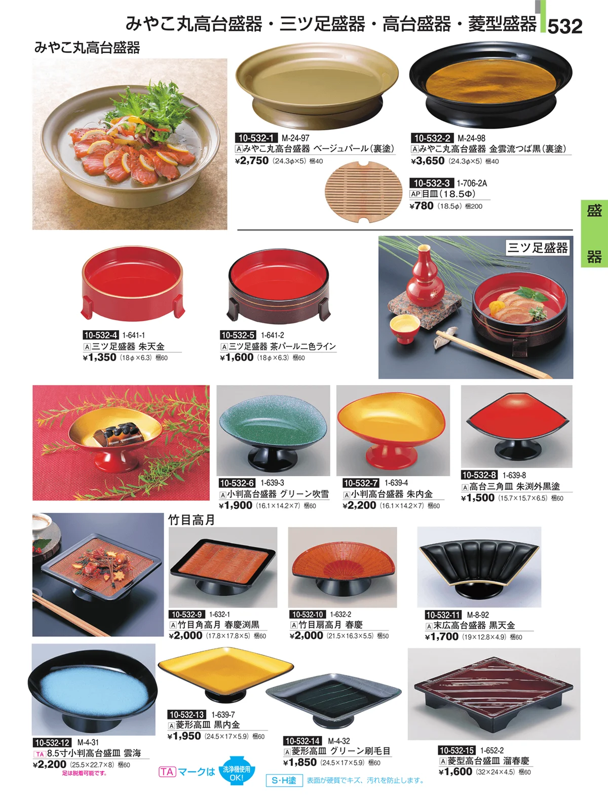 割烹漆器・ページ番号532・盛器