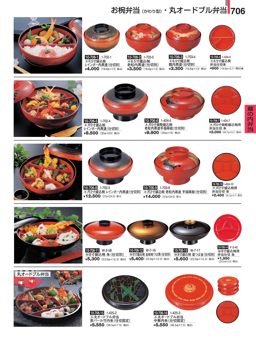 幕の内弁当 ページ706