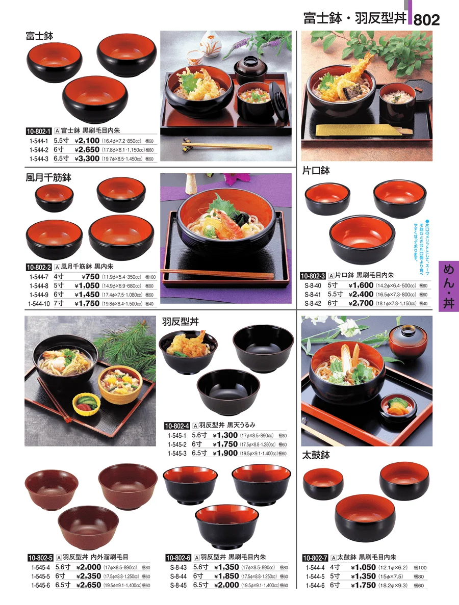 めん・丼 ページ802