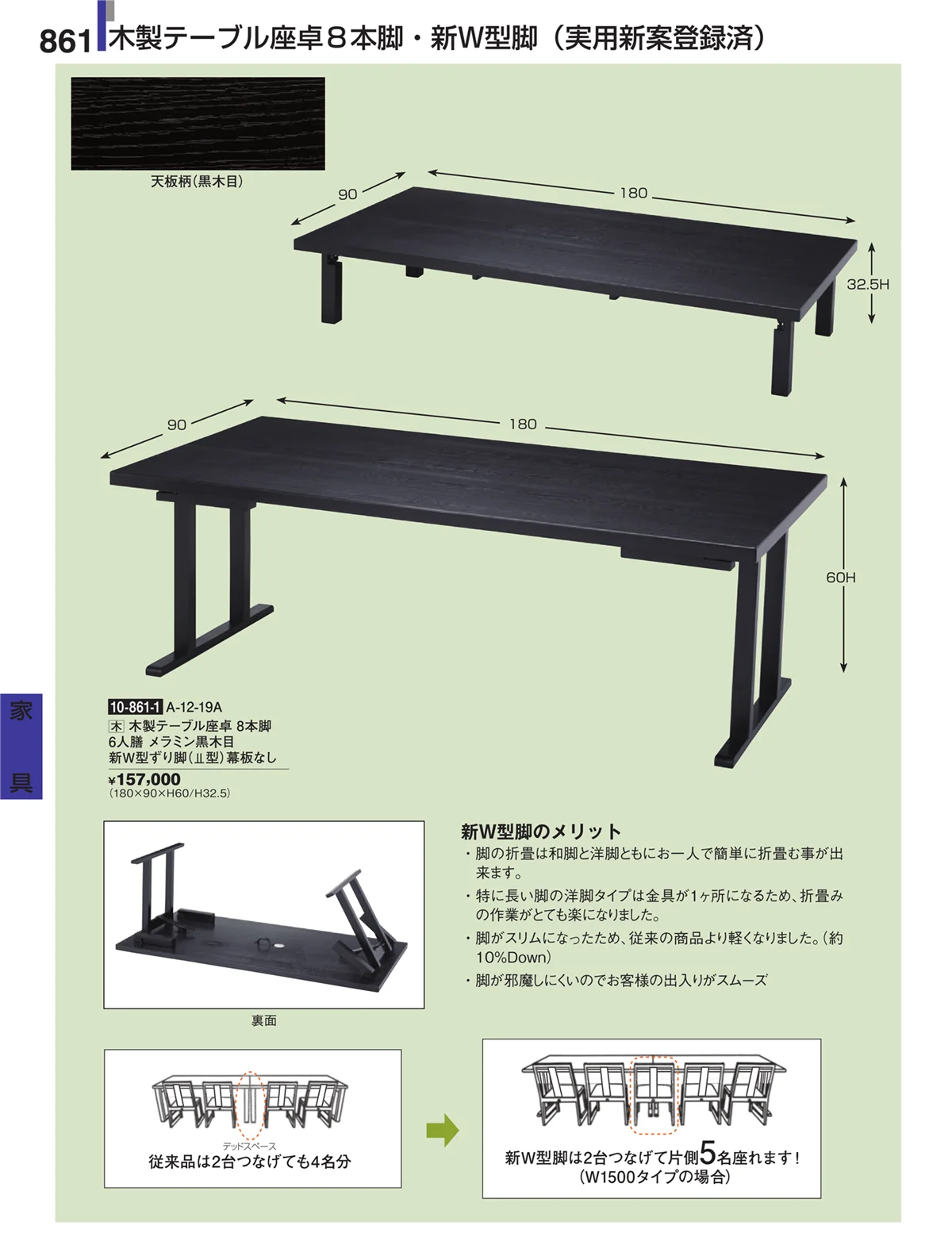 割烹漆器・ページ番号861・家具