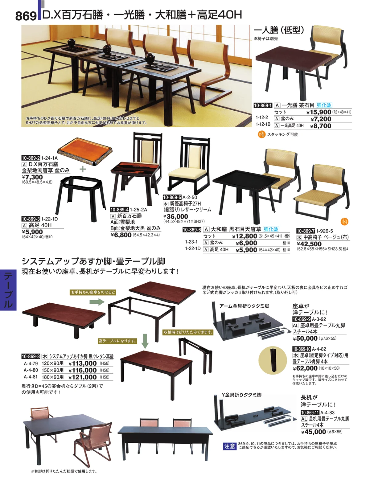 割烹漆器・ページ番号869・家具