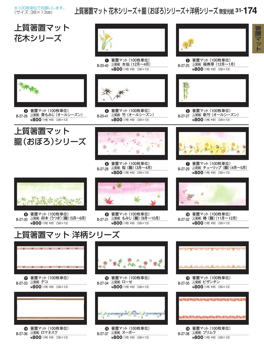 箸置マット ページ174