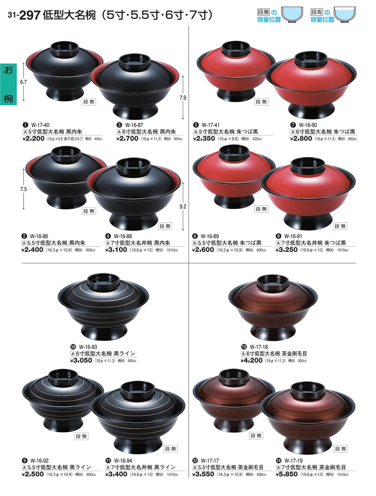 割烹漆器vol.31・ページ番号297・お椀