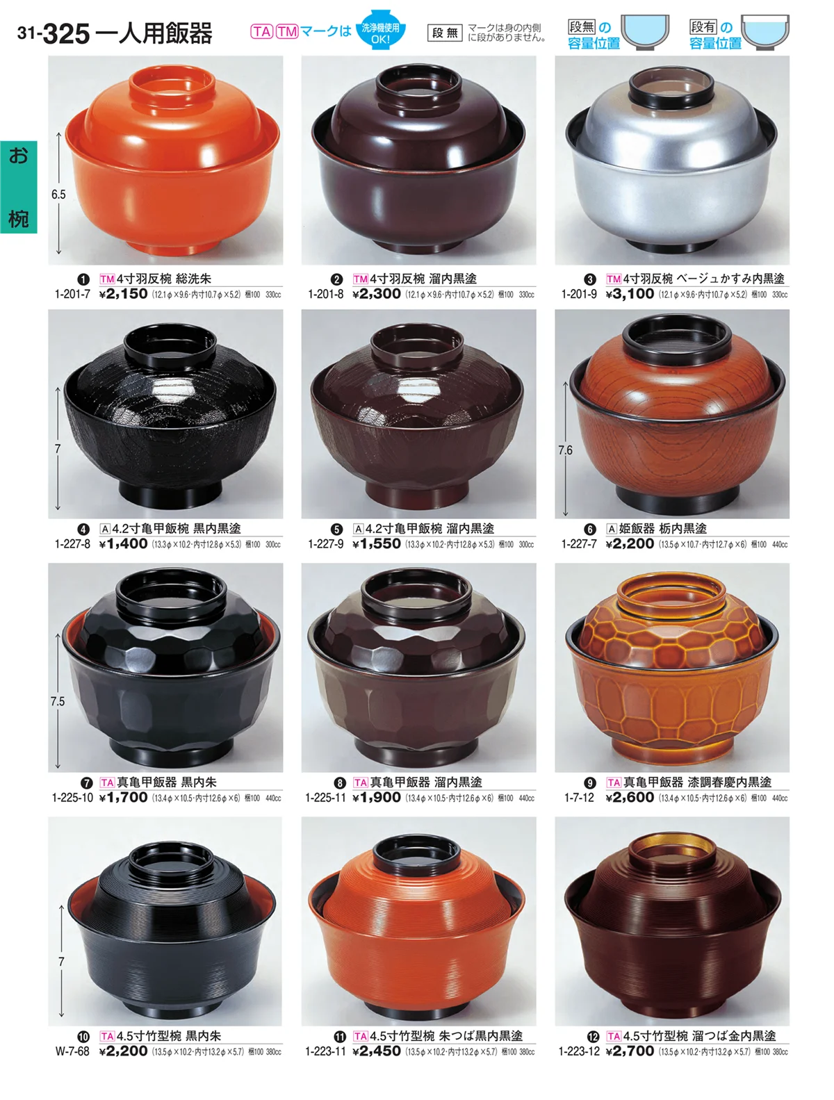 割烹漆器vol.31・ページ番号325・お椀