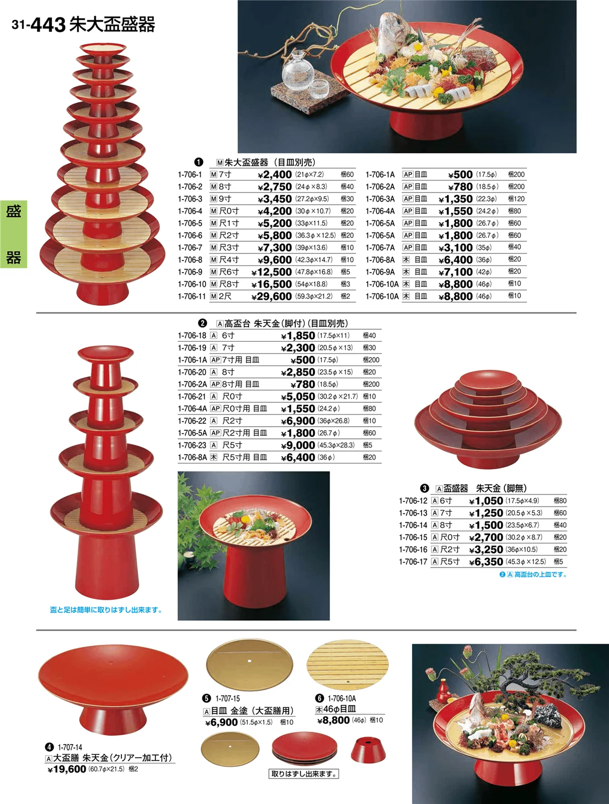 割烹漆器vol.31・ページ番号443・盛器