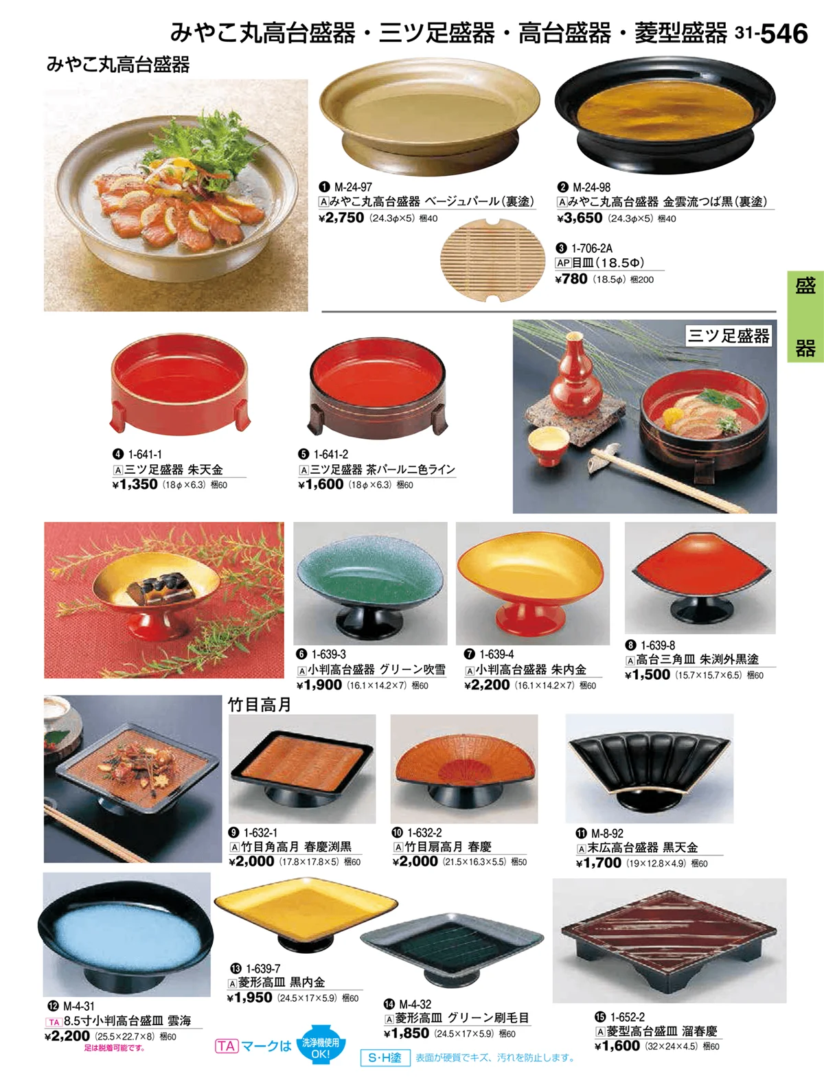割烹漆器vol.31・ページ番号546・盛器