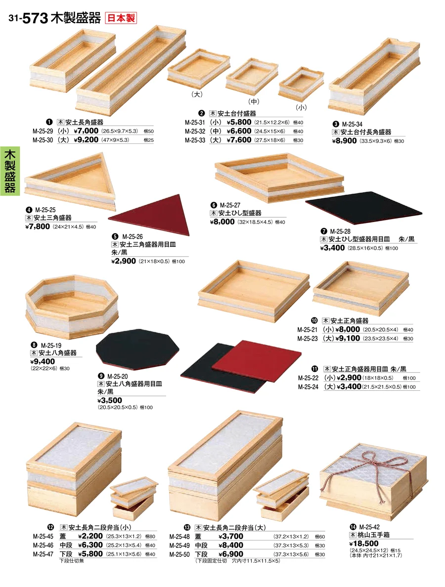 木製盛器 ページ573