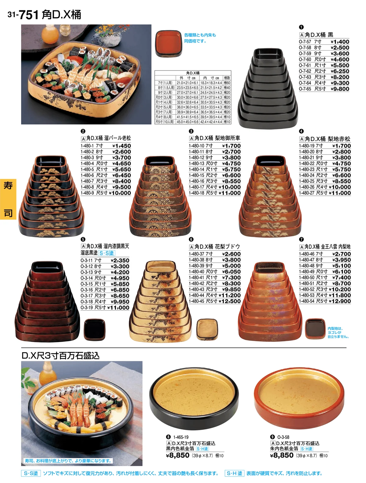 割烹漆器vol.31・ページ番号751・寿司