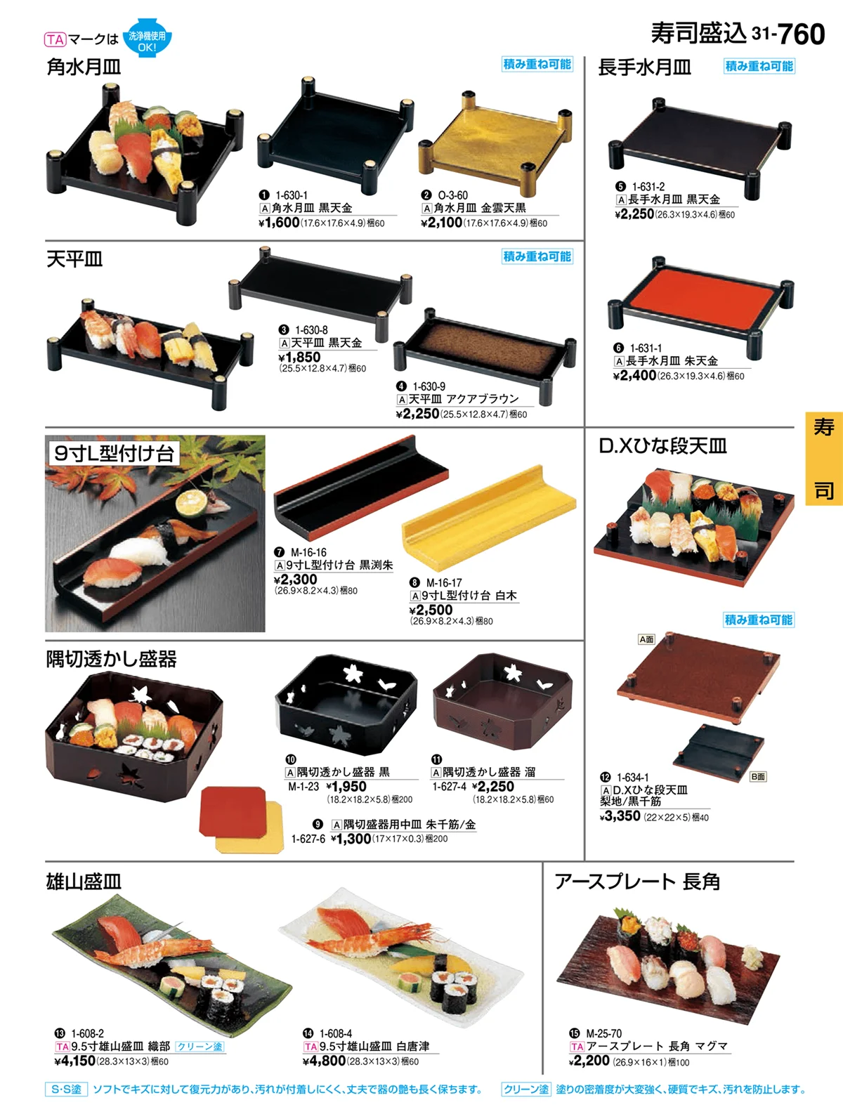 割烹漆器vol.31・ページ番号760・寿司