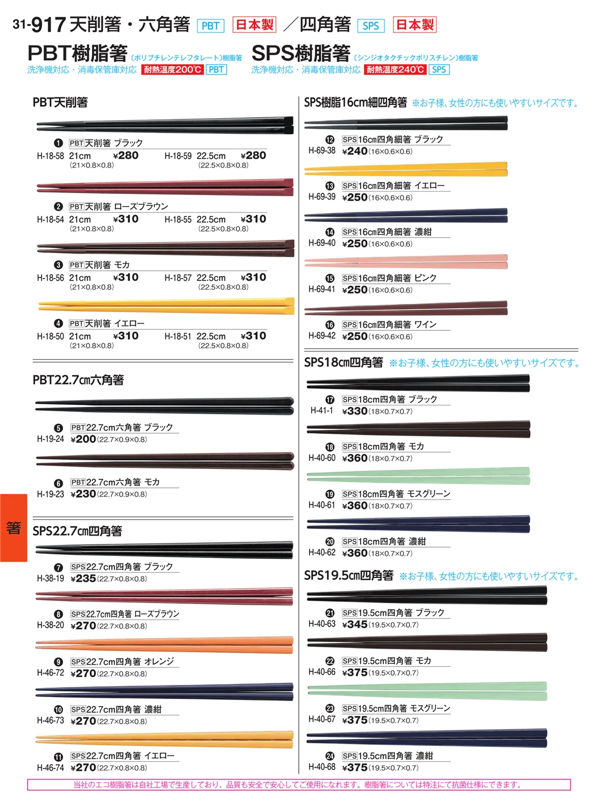 割烹漆器vol.31・ページ番号917・箸