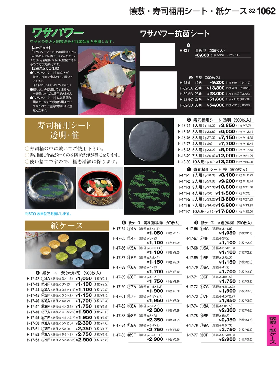 懐敷・紙ケース ページ1062