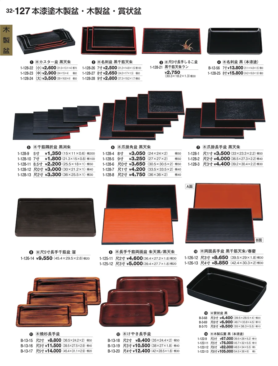 木製盆 ページ127