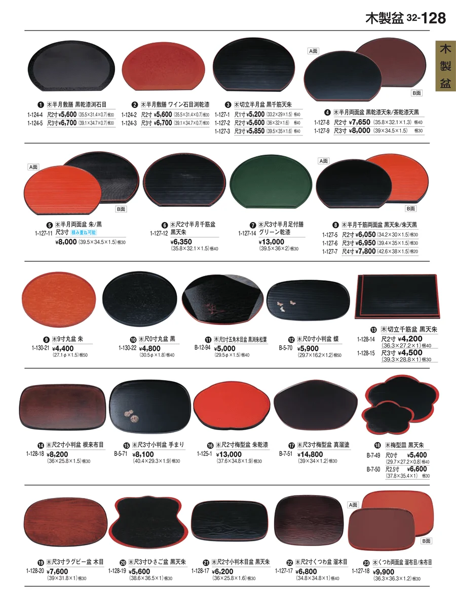 木製盆 ページ128
