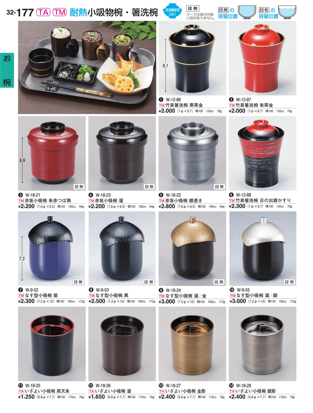 割烹漆器vol.32・ページ番号177・お椀