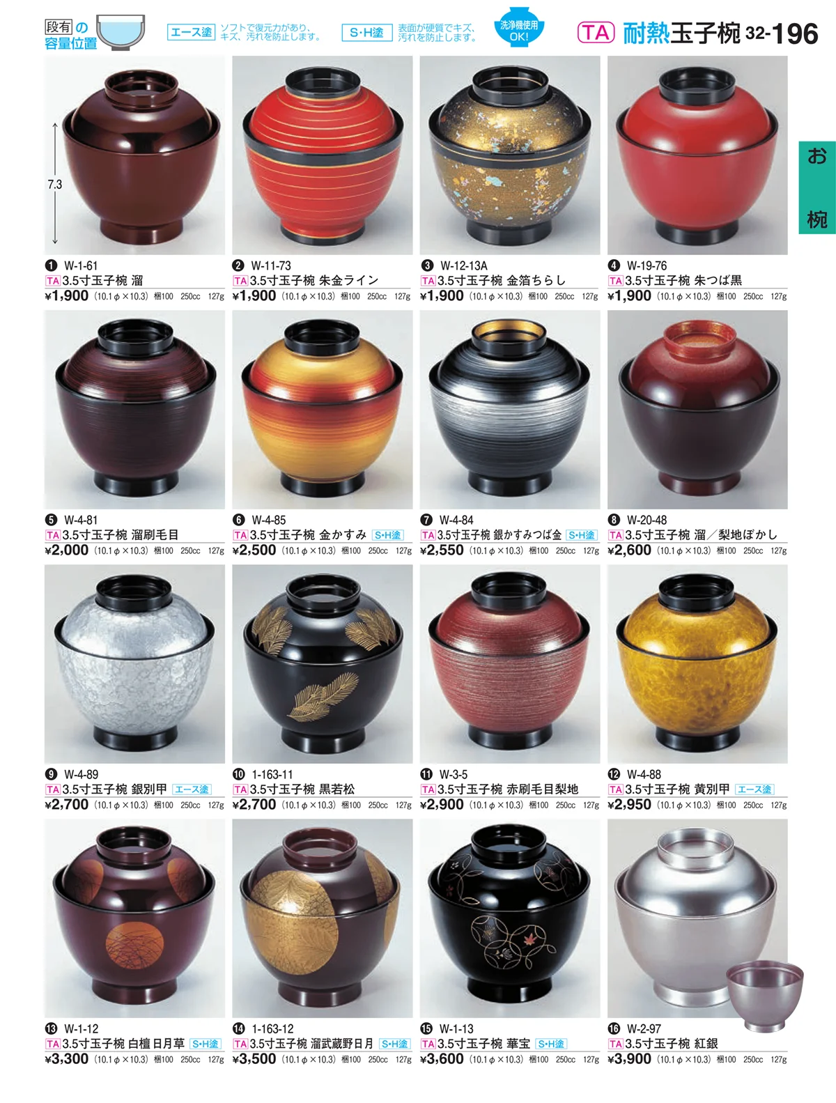 割烹漆器vol.32・ページ番号196・お椀