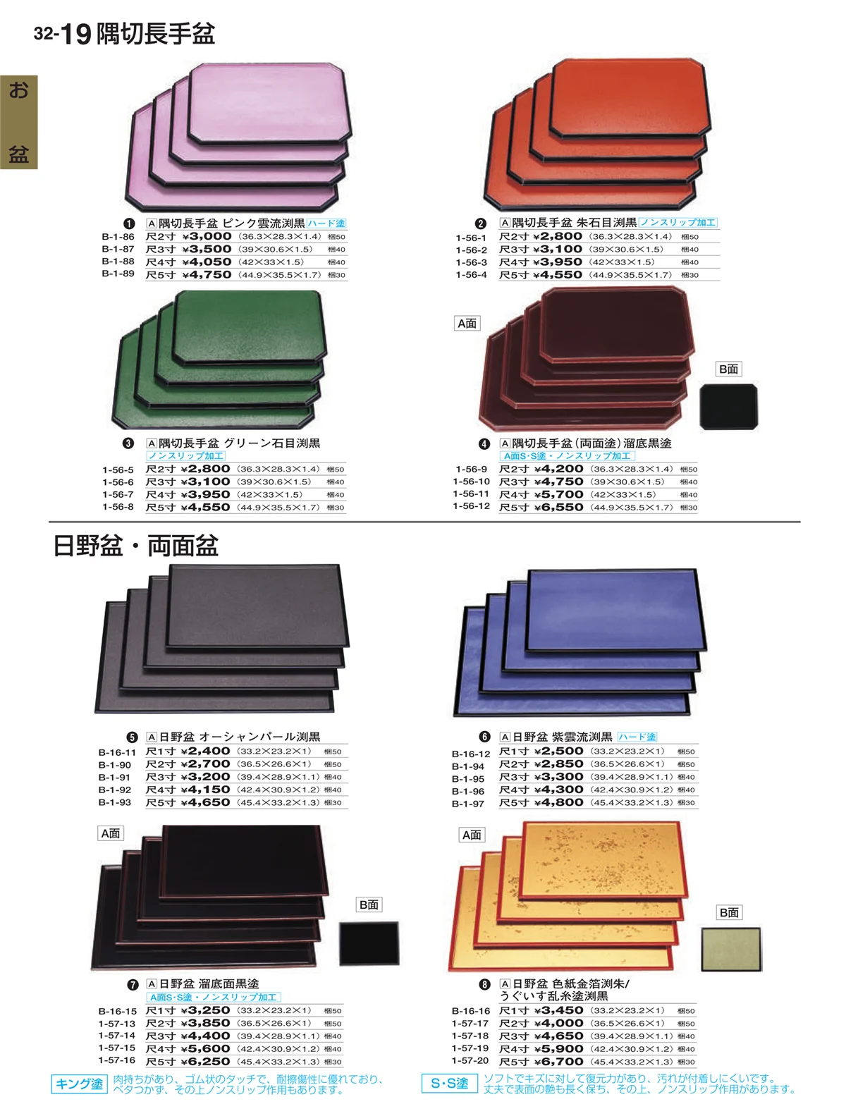 割烹漆器vol.32・ページ番号19・お盆