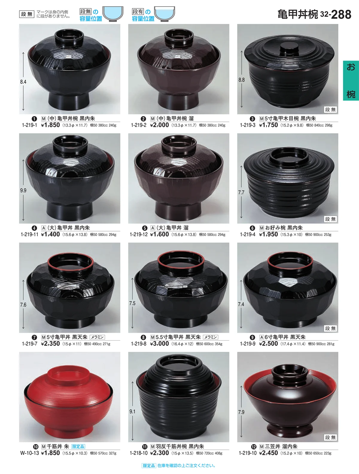 割烹漆器vol.32・ページ番号288・お椀