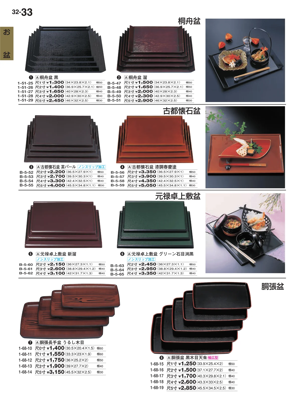 割烹漆器vol.32・ページ番号33・お盆
