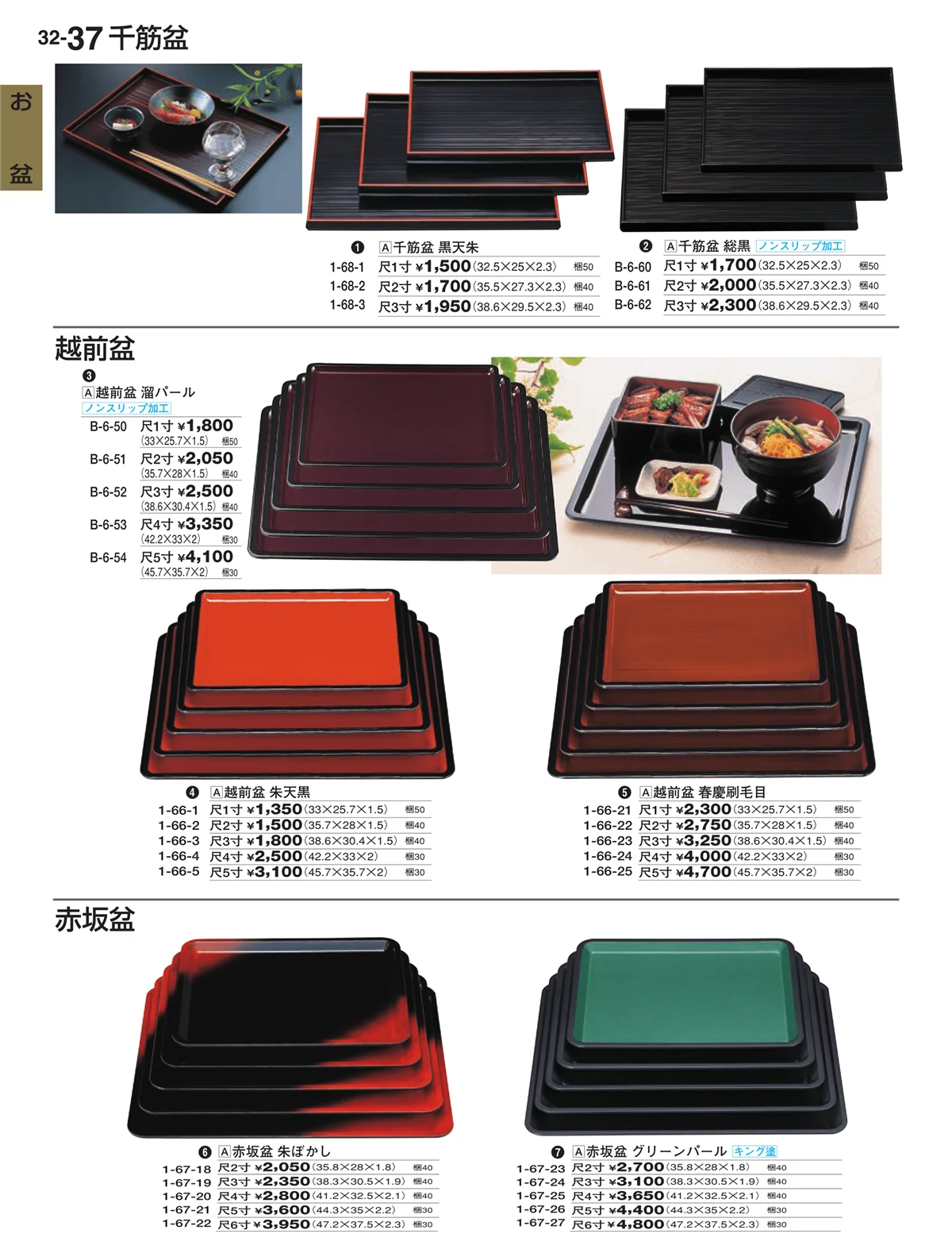 割烹漆器vol.32・ページ番号37・お盆