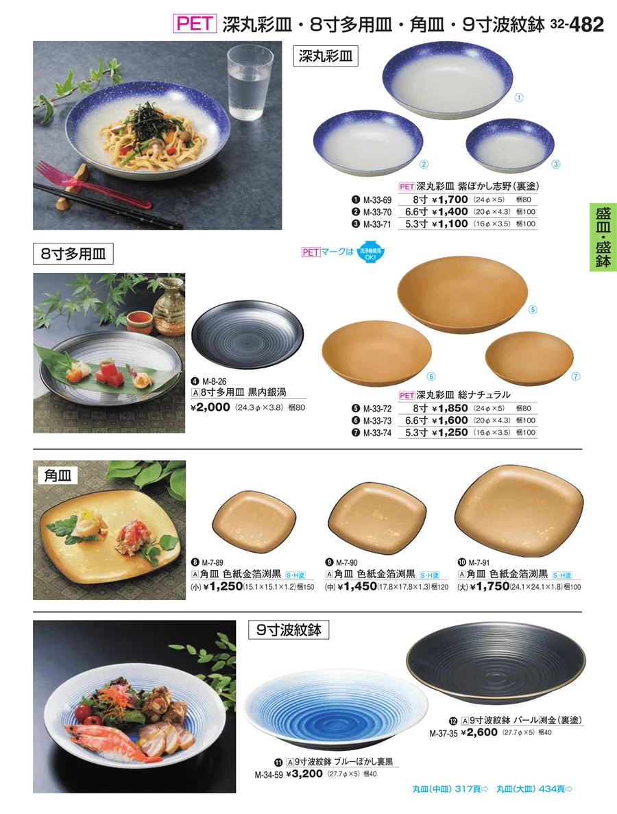 盛皿・盛鉢 ページ482